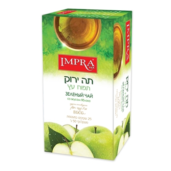 תה ירוק בטעם תפוח